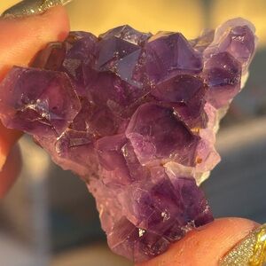 Purple Amethyst Crystal Cluster